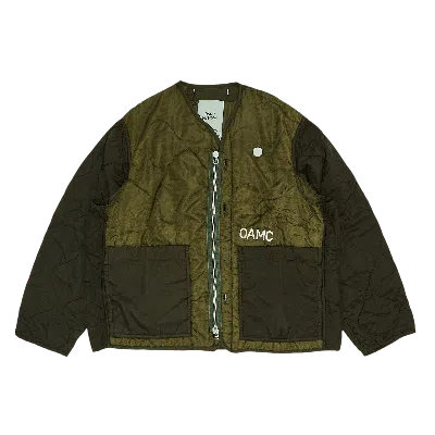 OAMC WOVEN RE WORK ZIPPED LINER 'SEA GREEN'