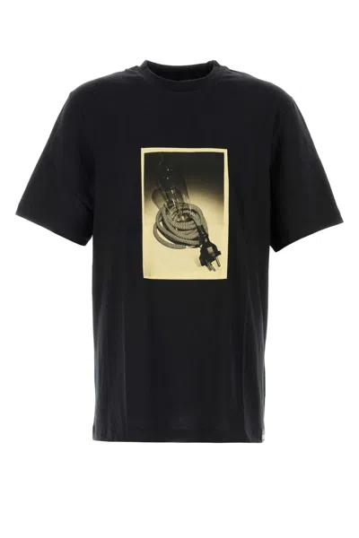 OAMC OAMC BLACK COTTON T SHIRT