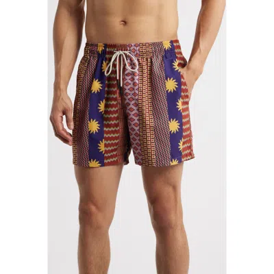 OAS OAS MIXTAPE RELAXED FIT SWIM TRUNKS