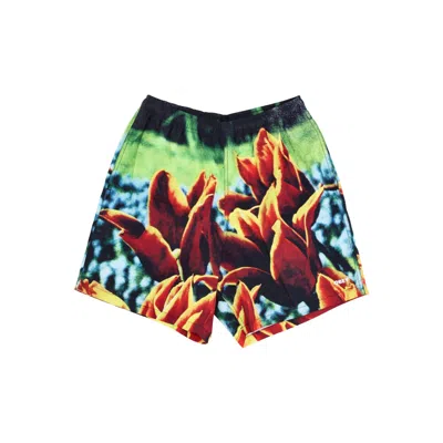 OBEY EASY BLOOM SHORT MEN'S SHORTS ORANGE MULTI