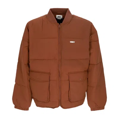 OBEY MEN'S CHARLIE JACKET SEPIA