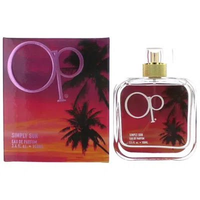 OCEAN PACIFIC OCEAN PACIFIC LADIES SIMPLY SUN EDP SPRAY 3.4 OZ FRAGRANCES 819029010811