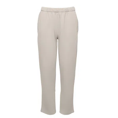 OCIO LEISUREWEAR WOMEN'S NEUTRALS / GREY CROPPED PANT IN STONE