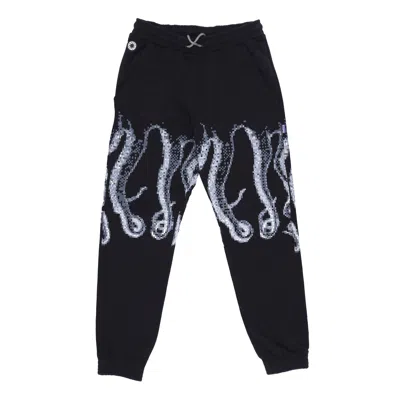 OCTOPUS MEN'S SWEATPANTS CENSORED OUTLINE SWEATPANT BLACK