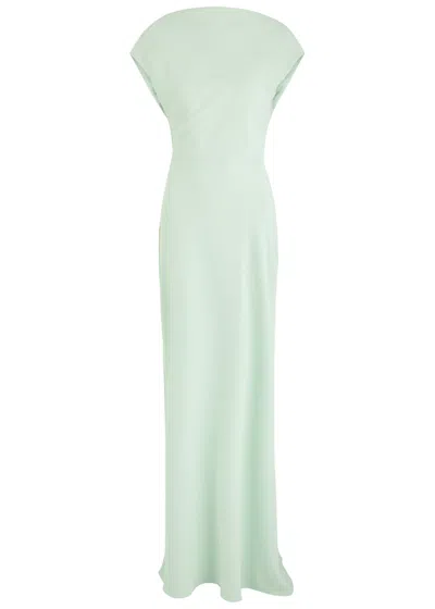 ODD MUSE ODD MUSE DRAPE BACK TWILL MAXI DRESS