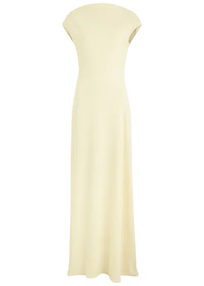 ODD MUSE ODD MUSE DRAPE BACK TWILL MAXI DRESS