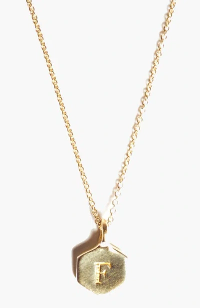 ODETTE NEW YORK ODETTE NEW YORK MONOGRAM CHARM NECKLACE