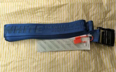 OFF-WHITE OFF-WHITE 2013 INDUSTRIAL BELT ROYAL BLUE/BLUE VIRGIL ABLOH ORIGINAL