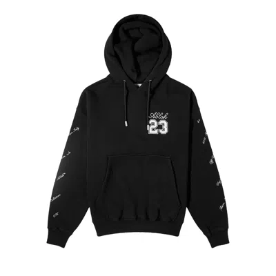 OFF-WHITE OFF-WHITE 23 LOGO SKATE HOODIE 'BLACK/WHITE'