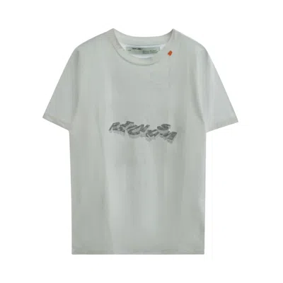 OFF-WHITE OFF-WHITE 3D PENCIL SHORT-SLEEVE SLIM TEE 'WHITE/BLACK'