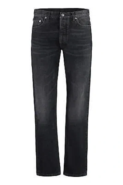 OFF-WHITE OFF-WHITE 5-POCKET STRAIGHT-LEG JEANS