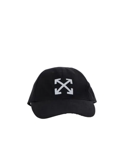 OFF-WHITE OFF-WHITE ARROW LOGO EMBROIDERED BASEBALL CAP