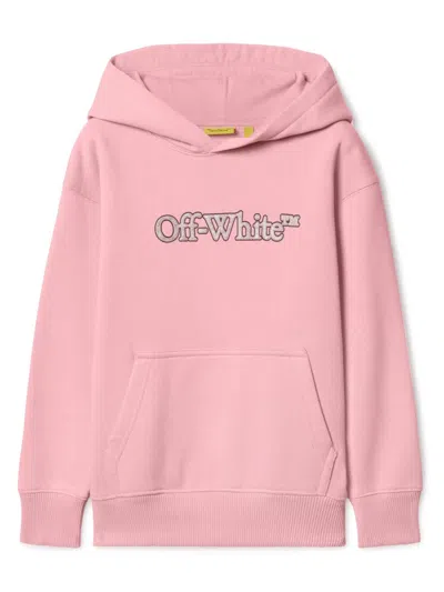OFF-WHITE BIG BOOKISH COTTON HOODIE