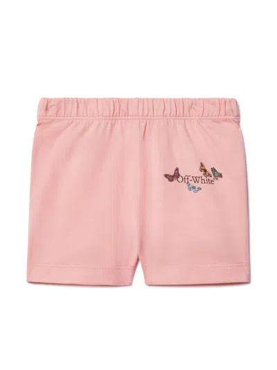 OFF-WHITE BUTTERFLY SHORTS