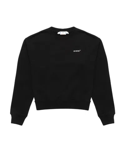 OFF-WHITE OFF-WHITE CARAVAGIO ARROW OVER CREWNECK SWEATSHIRT