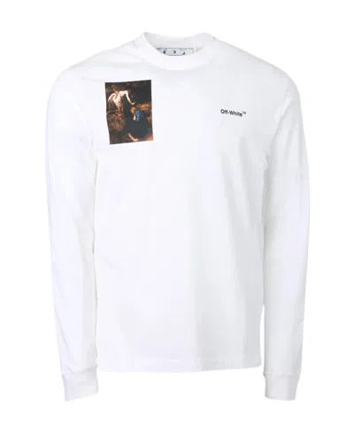 OFF-WHITE CARAVAGGIO LUTE PRINT T-SHIRT