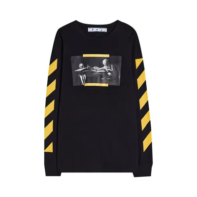 OFF-WHITE OFF-WHITE CARAVAGGIO PAINTING LONG-SLEEVE TEE 'BLACK'