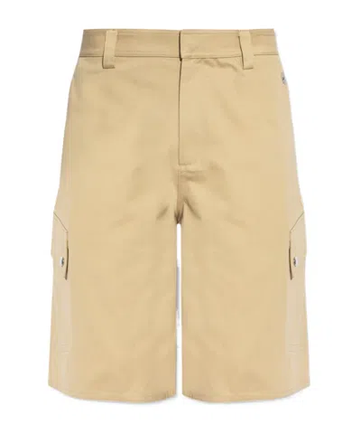 OFF-WHITE OFF-WHITE LOGO EMBROIDERED CARGO SHORTS