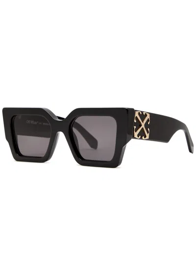 OFF-WHITE OFF-WHITE CATALINA OVERSIZED SQUARE-FRAME SUNGLASSES
