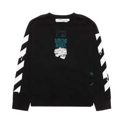 OFF-WHITE OFF-WHITE DRIPPING ARROWS INCOMPIUTO CREWNECK 'BLACK/WHITE'