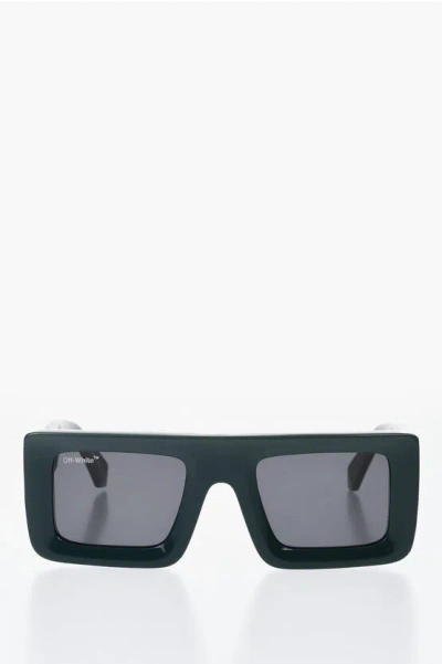 OFF-WHITE Embossed Monogram LEONARDO Shield Sunglasses