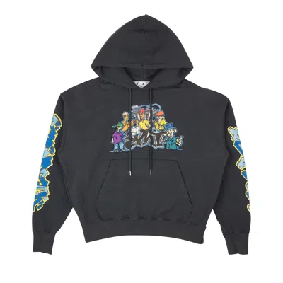 OFF-WHITE OFF-WHITE GRAFFITI SKATE HOODIE 'GREY'
