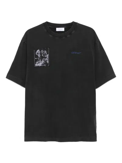 OFF-WHITE GRAPHIC-PRINT T-SHIRT