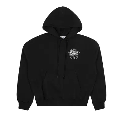 OFF-WHITE OFF-WHITE HAND ARROW BOXY HOODIE 'BLACK/WHITE'