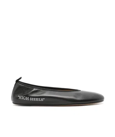 OFF-WHITE OFF-WHITE HIGH HEELS BALLET FLATS
