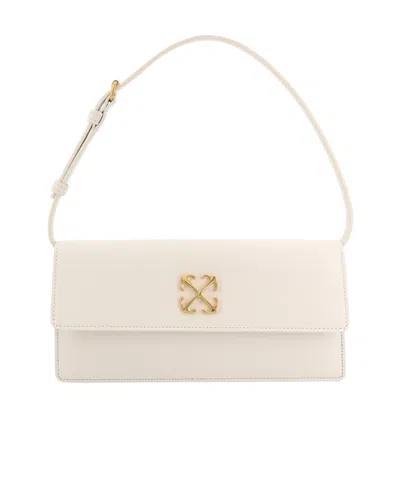 OFF-WHITE OFF-WHITE JITNEY 1.0 LOGO PLAQUE SMALL SHOULDER BAG