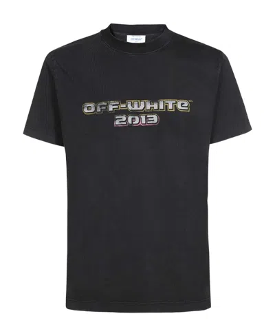 OFF-WHITE OFF-WHITE LOGO PRINTED CREWNECK T-SHIRT