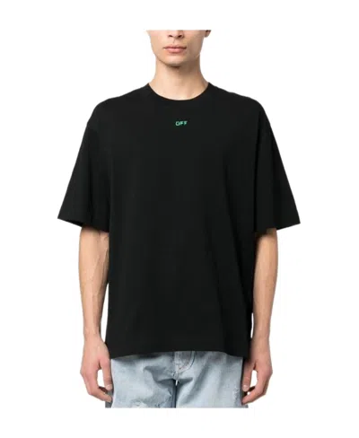 OFF-WHITE LOGO-PRINT SHORT-SLEEVE T-SHIRT