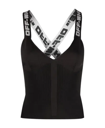 OFF-WHITE ROWING LOGO-PRINT TANK TOP