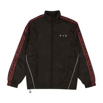 OFF-WHITE OFF-WHITE LOGO STRIPE TRACK JACKET 'BLACK/WHITE'