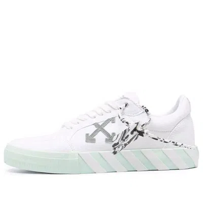 OFF-WHITE Off-White Low Vulcanized Canvas Sneaker 'White Green Orange'