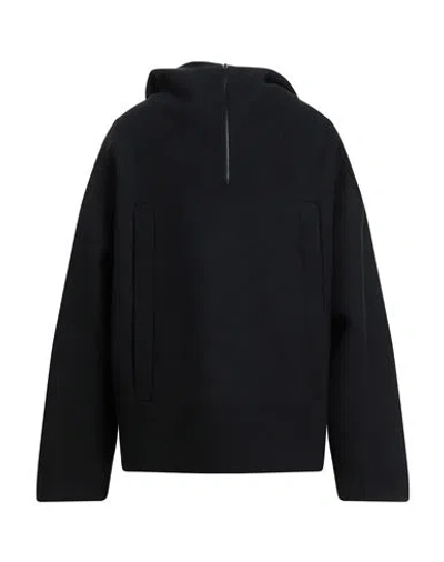 OFF-WHITE OFF-WHITE MAN COAT BLACK SIZE M VIRGIN WOOL, POLYAMIDE