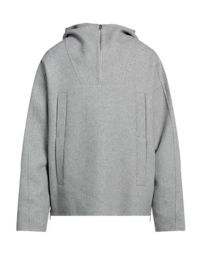 OFF-WHITE OFF-WHITE MAN COAT LIGHT GREY SIZE M VIRGIN WOOL, POLYAMIDE