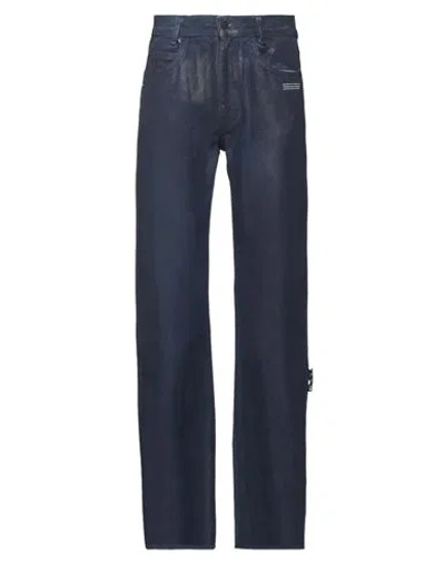 OFF-WHITE OFF-WHITE MAN JEANS BLUE SIZE 26 COTTON