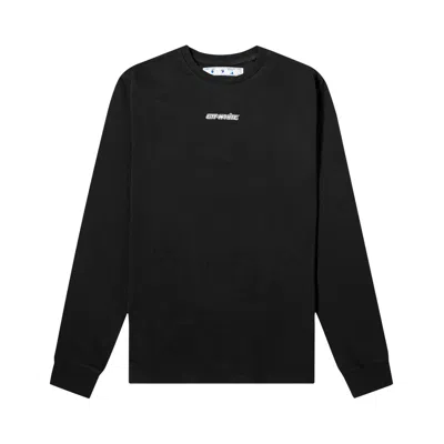 OFF-WHITE OFF-WHITE MARKER LONG-SLEEVE TEE 'BLACK/RED'