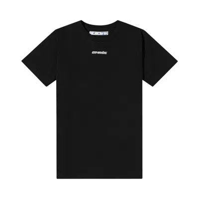 OFF-WHITE OFF-WHITE MARKER SHORT-SLEEVE SLIM TEE 'BLACK/BLUE'