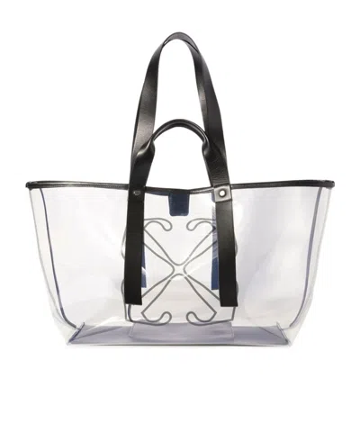 OFF-WHITE OFF-WHITE DAY OFF ARROWS-MOTIF MEDIUM TOP HANDLE BAG