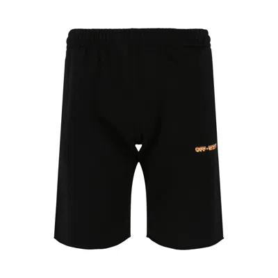 OFF-WHITE OFF-WHITE METAL ARROW SWEATSHORT 'BLACK/ORANGE'