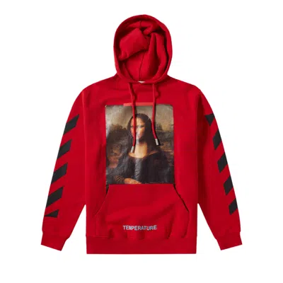 OFF-WHITE OFF-WHITE MONA LISA HOODED SWEATSHIRT 'RED'