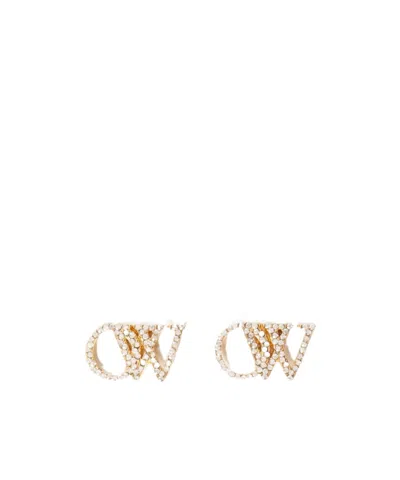 OFF-WHITE OFF-WHITE OW EMBELLISHED EARRINGS