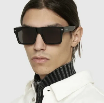 OFF-WHITE OFF-WHITE OERI109S24PLA0011007 LAWTON BLACK SUNGLASSES