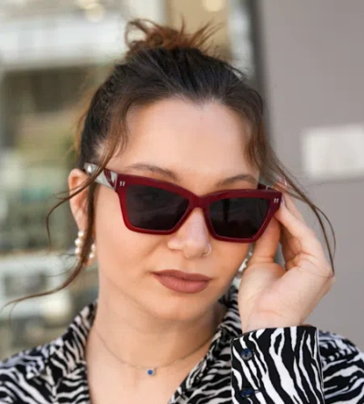 OFF-WHITE OFF-WHITE OERI110S24PLA0012807 CINCINNATI BURGUNDY SUNGLASSES