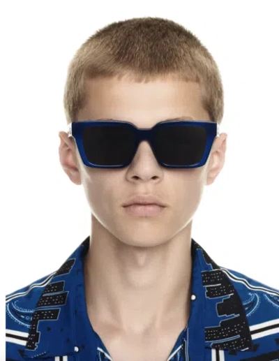 OFF-WHITE OFF-WHITE OERI111S24PLA0014507 BRANSON BLUE SUNGLASSES
