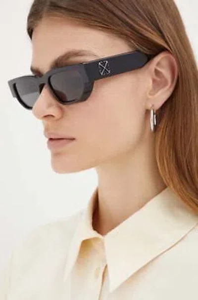 OFF-WHITE OFF-WHITE OERI115S24PLA0011007 GREELEY BLACK SUNGLASSES