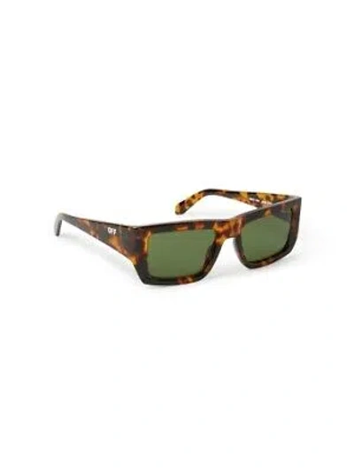 OFF-WHITE OFF-WHITE OERI117S24PLA0016055 PRESCOTT HAVANA GREEN SUNGLASSES