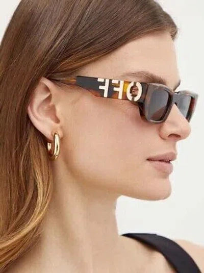 OFF-WHITE OFF-WHITE OERI124S24PLA0016007 FILLMORE HAVANA SUNGLASSES